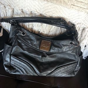 Fox leather purse